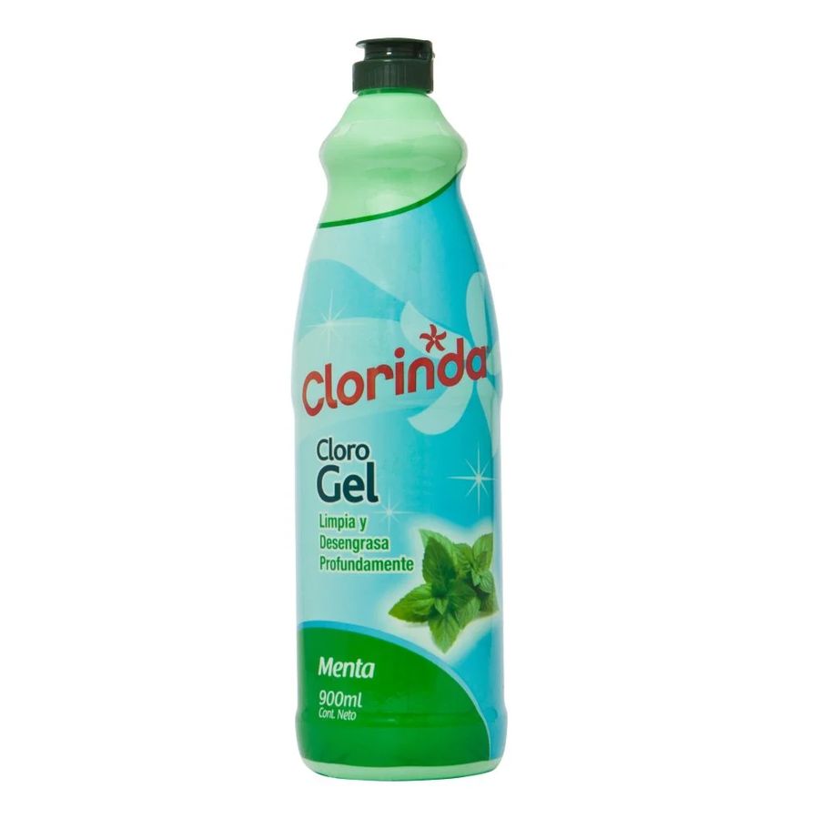 Clorinda cloro gel 900 ml menta 