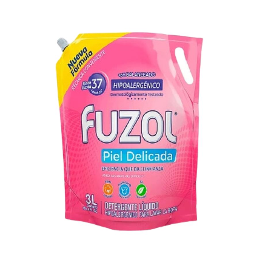 Detergente Líquido Fuzol Piel Delicada 3 lts