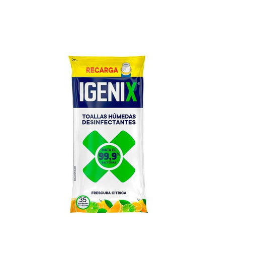 Igenix toallas 35 uni desinfectantes desinfectantes