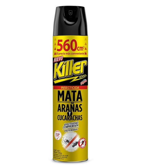 Killer insecticida 560 cc araña y cucarachas araña y cuca...