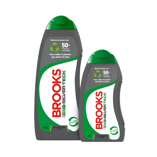Talco Brooks Pack 2 un 120 + 80 grs