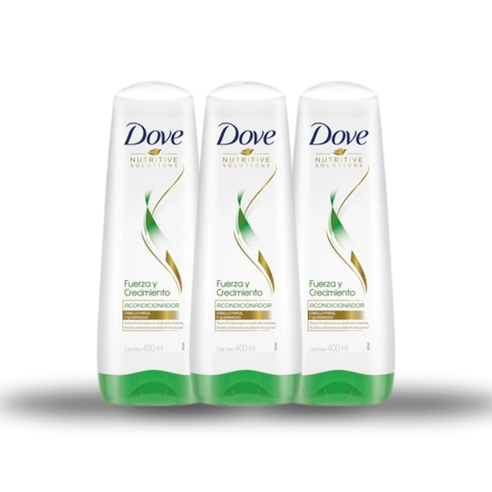 Pack Dove Acondicionador Fuerza y Crecimiento  400 ml