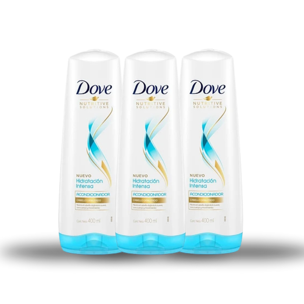 Pack Dove Acondicionador 400 ml hidratacion intensa