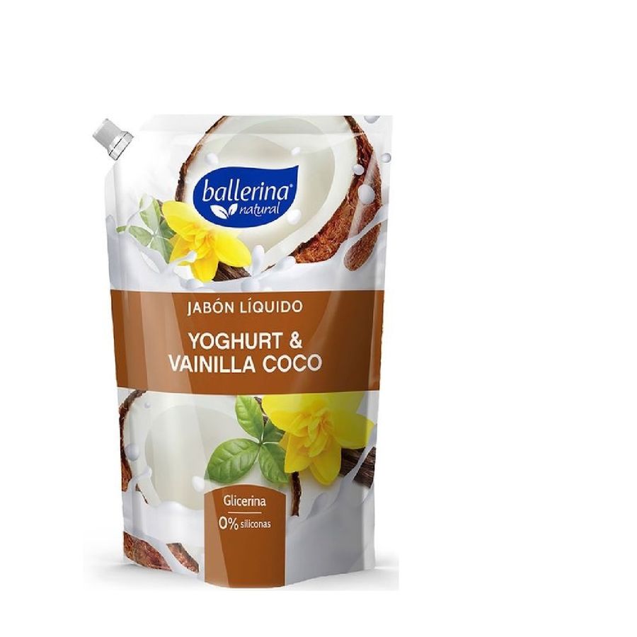 Ballerina Jabón Líquido Yoghurt y Vainilla Coco 750 ml