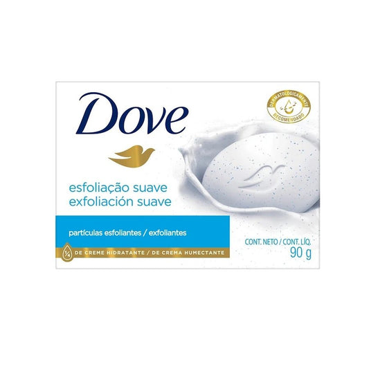 Dove jabon barra 90 grs Exfoliación suave 