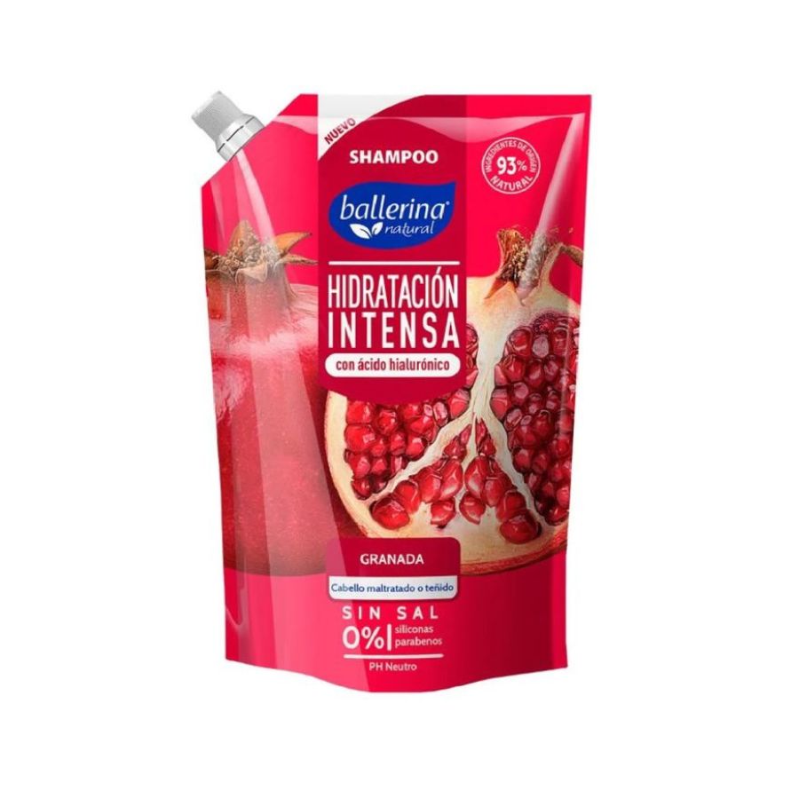 Shampoo Ballerina Granada Hidratación Intensa Doypack 750ml