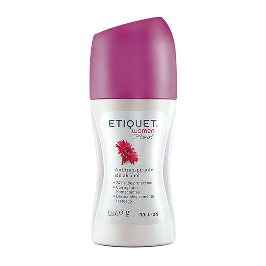 Etiquet Desodorante Roll On Floral 60 grs