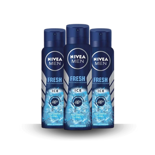 Pack Nivea spray men 150 ml fresh ice