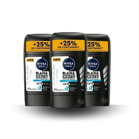 Pack Nivea barra men 54 grs ByW Invisible Original