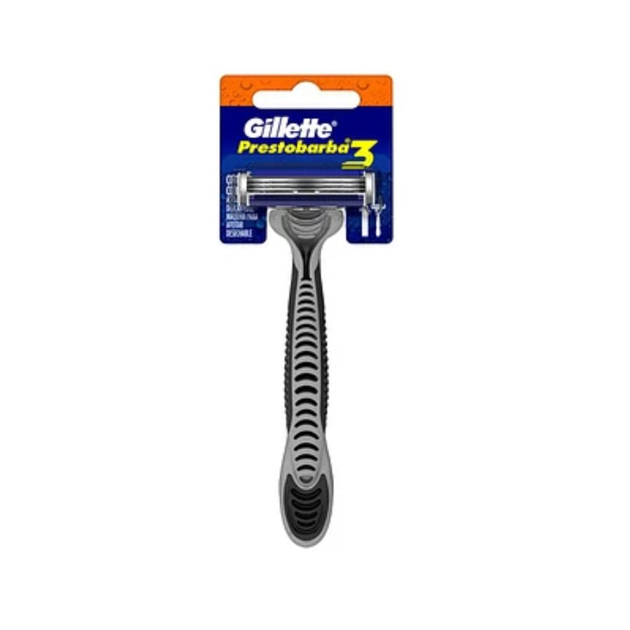 Maquina de Afeitar Gillete Desechable Prestobarba 3 Hojas 1 un